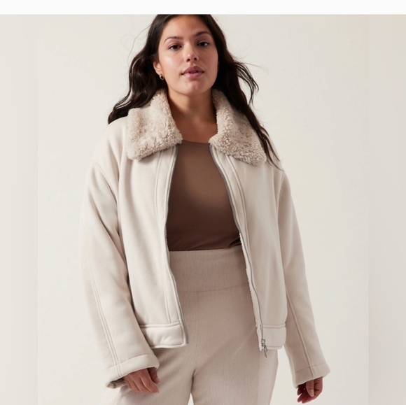 Athleta Jackets & Blazers - Athleta Westbound Sherpa Jacket XLARGE